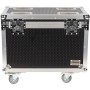 ALGAM LIGHTING Flight case à roulettes pour 2 Lyres MW19X15ZX