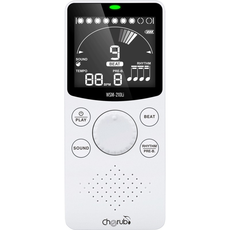 CHERUB Métronome Rechargeable Blanc