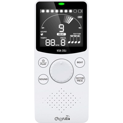 CHERUB Métronome Rechargeable Blanc