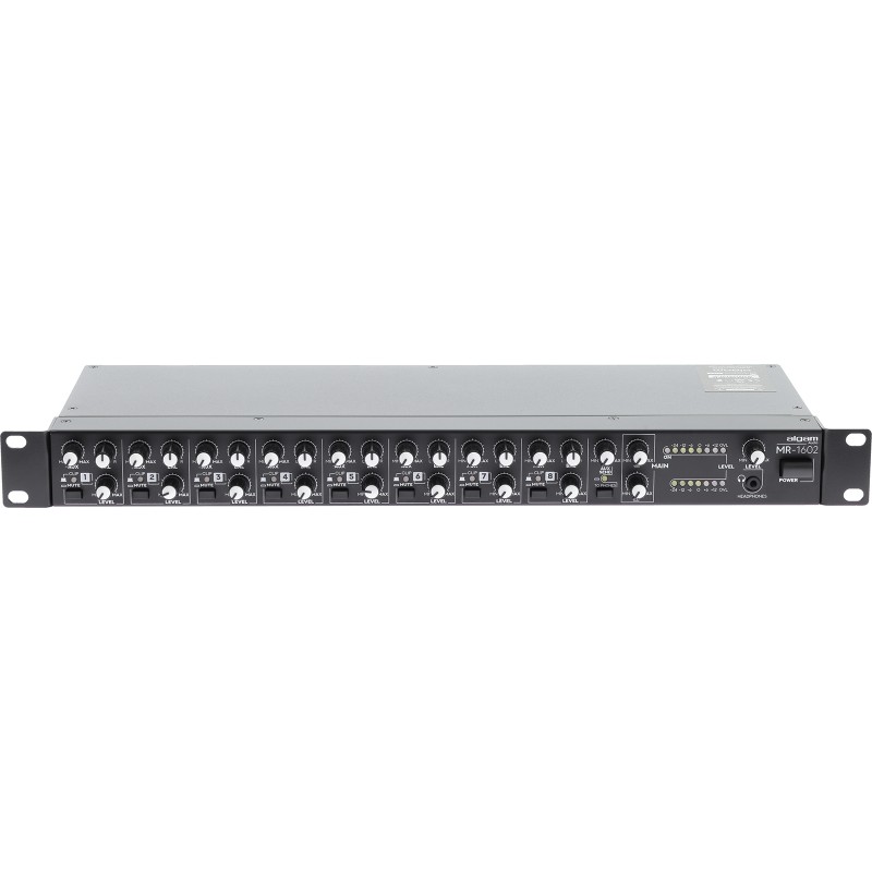 ALGAM AUDIO Mixeurs 8 canaux stéréo rackable