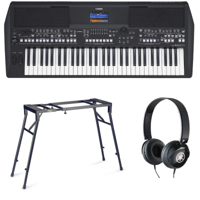 Pack YAMAHA PSR-SX600 + Stand Clavier Table + Casque Yamaha