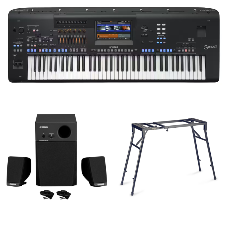 Pack YAMAHA GENOS 2 + Yamaha GNS-MS01 + Support Clavier Table