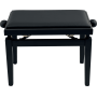 QUIKLOK Banquette Piano Noir Satiné Assise Simili