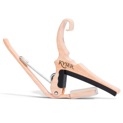 KYSER Capodastre Guitare Acoustique Bois Naturel Clair