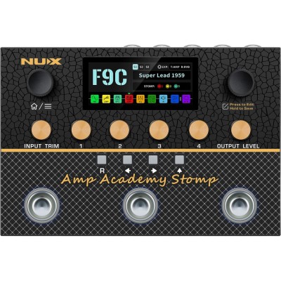 NUX Ampacademy Stomp, simulateur d'ampli + IR stéréo