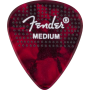 FENDER 12 Médiators Antidérapants Celluloid Medium Mixte