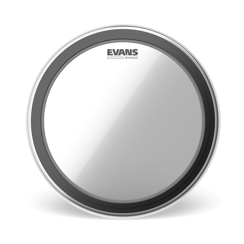 EVANS EMAD2 Transparente Grosse Caisse 22"