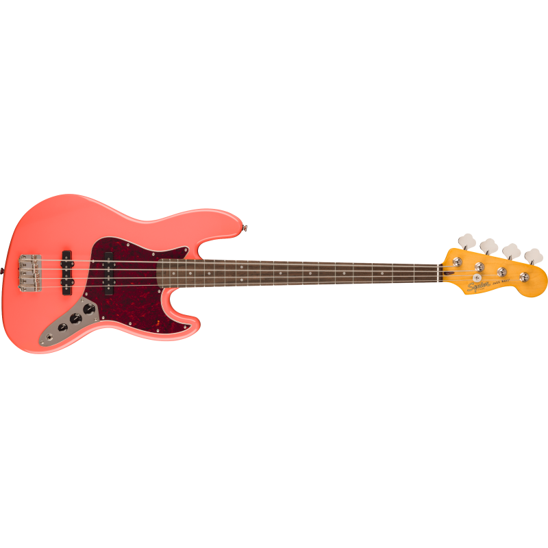 SQUIER Classic Vibe Jazz Bass '60S Tahitian Coral Laurel