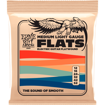 ERNIE BALL Flatwound medium light 12-52