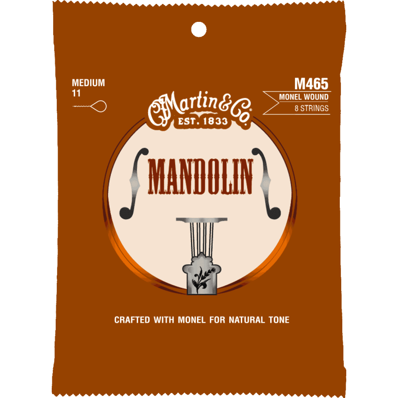 MARTIN 80/20 Monel Wound Medium 11-40 Mandoline 8 Cordes
