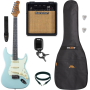 Pack Guitare Electrique EKO ST300 Daphne Blue