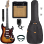Pack Guitare Electrique EKO ST100 Sunburst