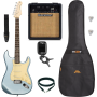 Pack Guitare Electrique STAGG SES-30 Ice Blue Metallic