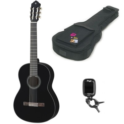 Pack Guitare Classique 4/4 YAMAHA C40BLII Black