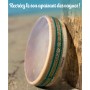 FUZEAU Ocean Drum 20 cm Peau Naturelle