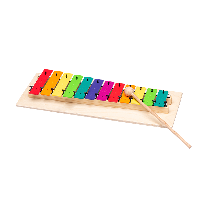 Carillon Soprano 12 Lames Colorées sur table