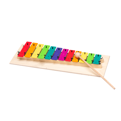 Carillon Soprano 12 Lames Colorées sur table