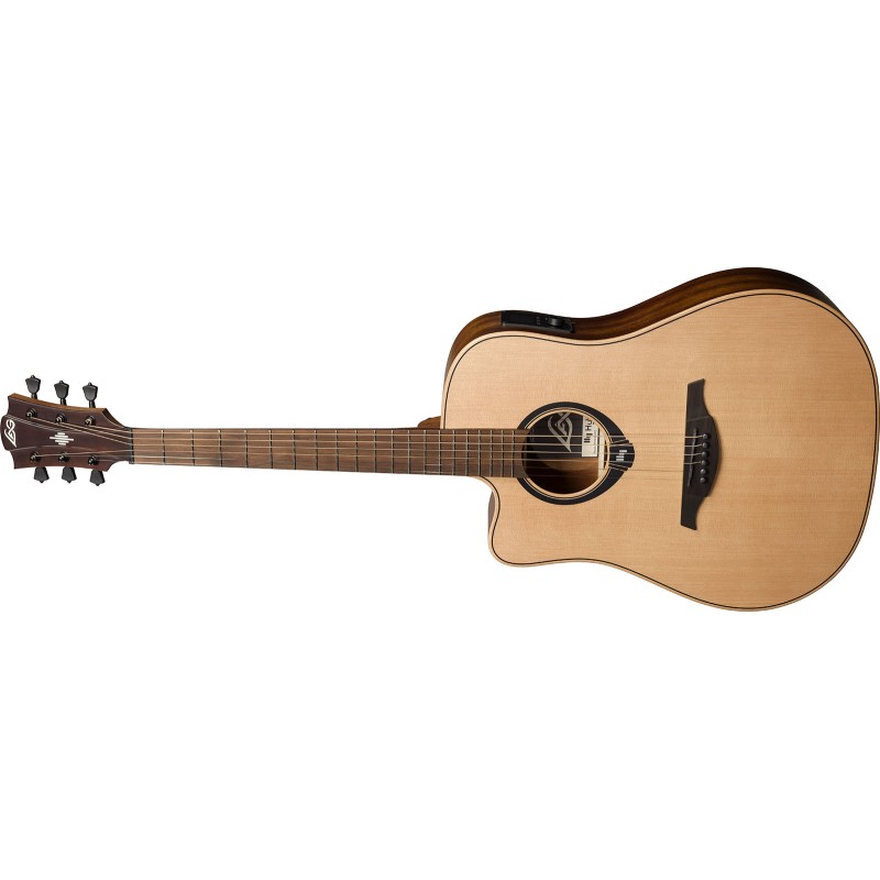 LAG Hyvibe 10 Dreadnought Pan Coupé Gaucher