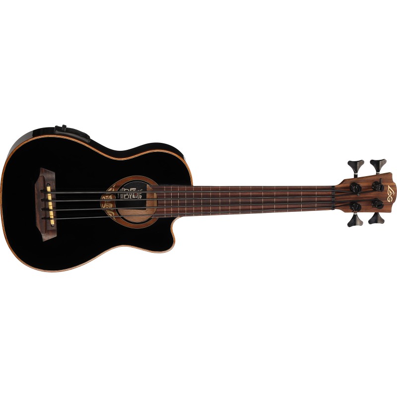 LAG Tiki 118 Ukulélé Basse Fretless Electro