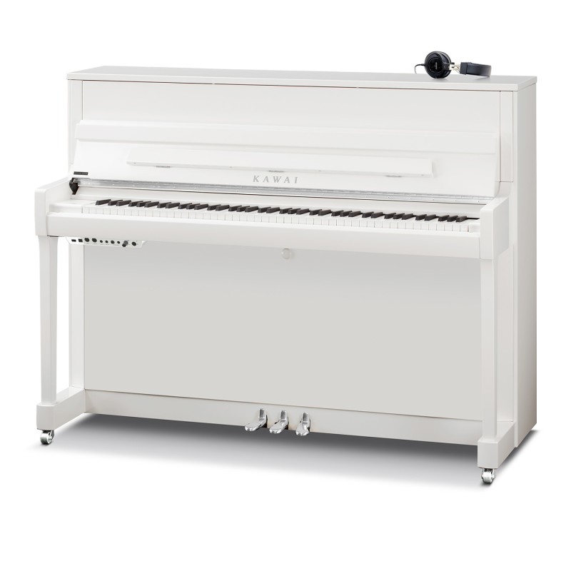 KAWAI K200 ATX 4 Blanc Laqué Silver