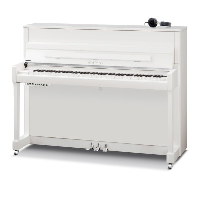 KAWAI K200 ATX 4 Blanc Laqué Silver