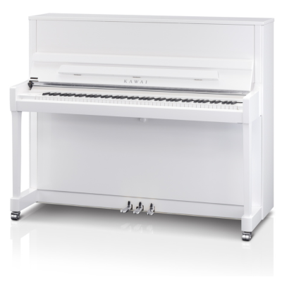 KAWAI K300 Blanc Laqué Silver