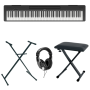 Pack YAMAHA P-145BT Noir + Stand + Banquette + Casque