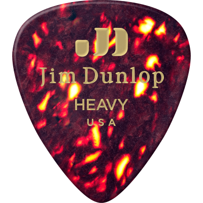 DUNLOP Médiator Celluloid Classic Marron Heavy