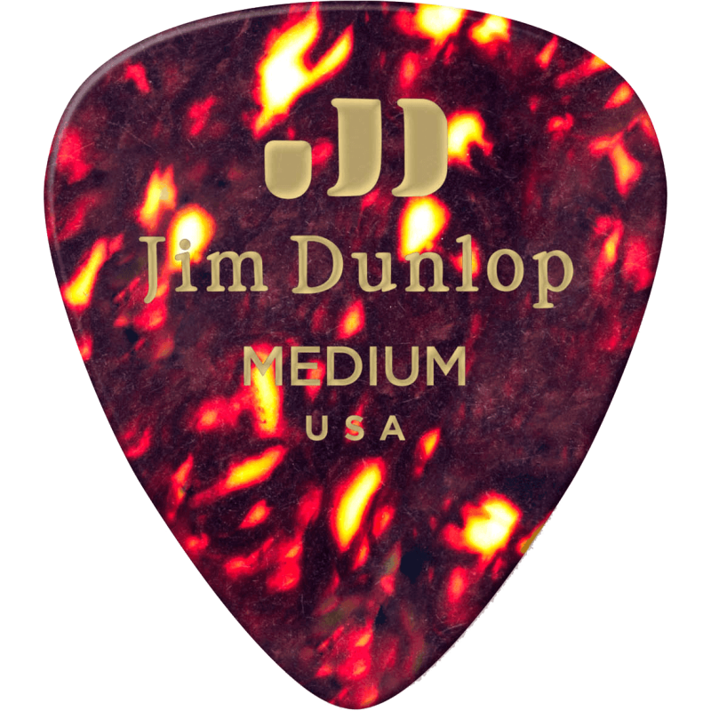 DUNLOP Médiator Celluloid Classic Marron Medium
