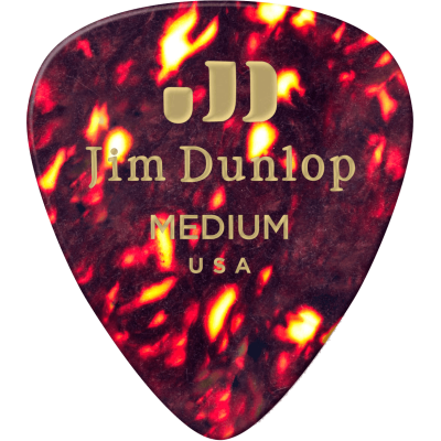 DUNLOP Médiator Celluloid Classic Marron Medium