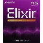 ELIXIR ACCOUSTIC NANOWEB Phosphor Bronze Custom Light 11-52