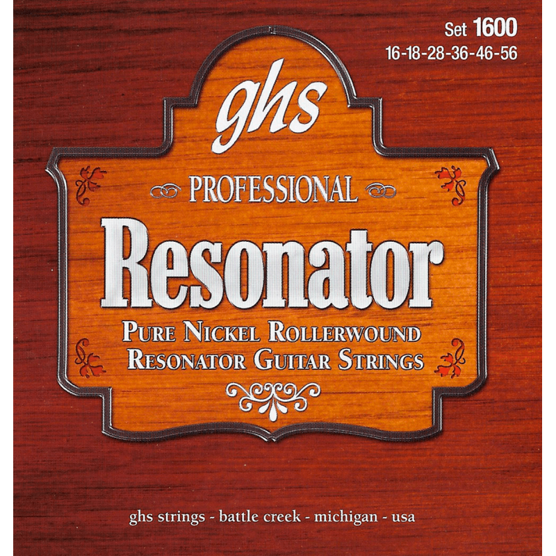 GHS Professional Jeu de Corde Resonator 16-56