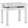 GEWA Banquette Piano Etude Blanc Mat Assise Simili