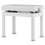 GEWA Banquette Piano Etude Blanc Mat Assise Simili