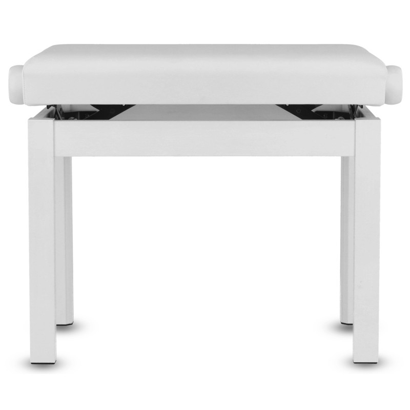 GEWA Banquette Piano Etude Blanc Mat Assise Simili