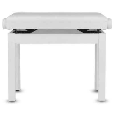 GEWA Banquette Piano Etude Blanc Mat Assise Simili