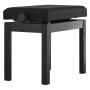 GEWA Banquette Piano Etude Noir Mat Assise Simili