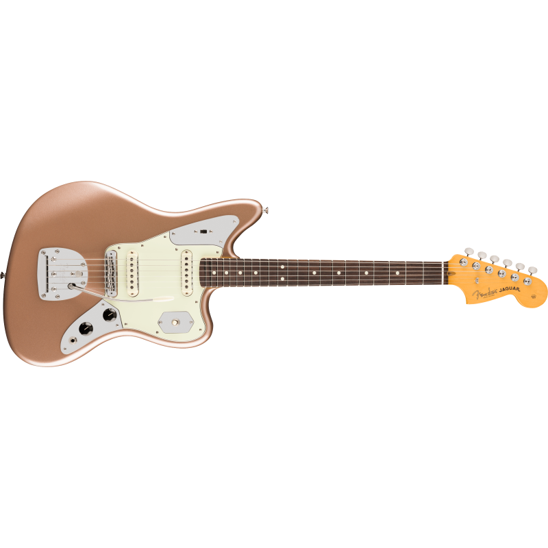 Fender American Professional Classic Jaguar Faded Firemist Gold Rosewood