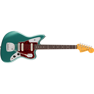 Fender American Professional Classic Jaguar Faded Sherwood Green Metallic Rosewood