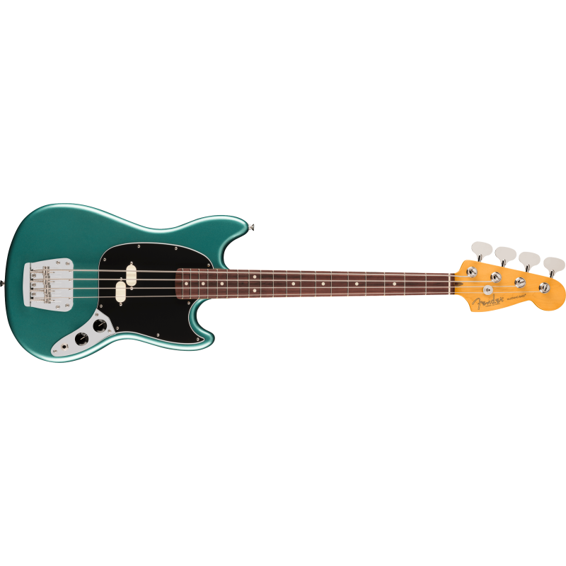 Fender American Professional Classic Mustang Bass Faded Sherwood Green Metallic Rosewood