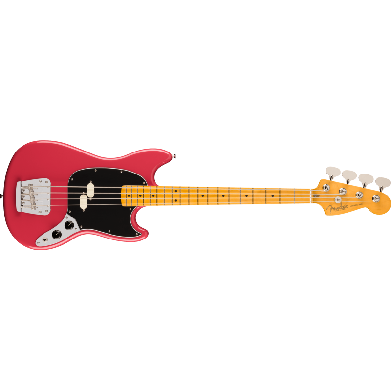 Fender American Professional Classic Mustang Bass Faded Dakota Red Maple