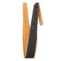 STAGG Sangle Cuir et Nubuck Noir/Beige