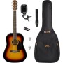 Pack Guitare Acoustique FENDER CD-60 Sunburst