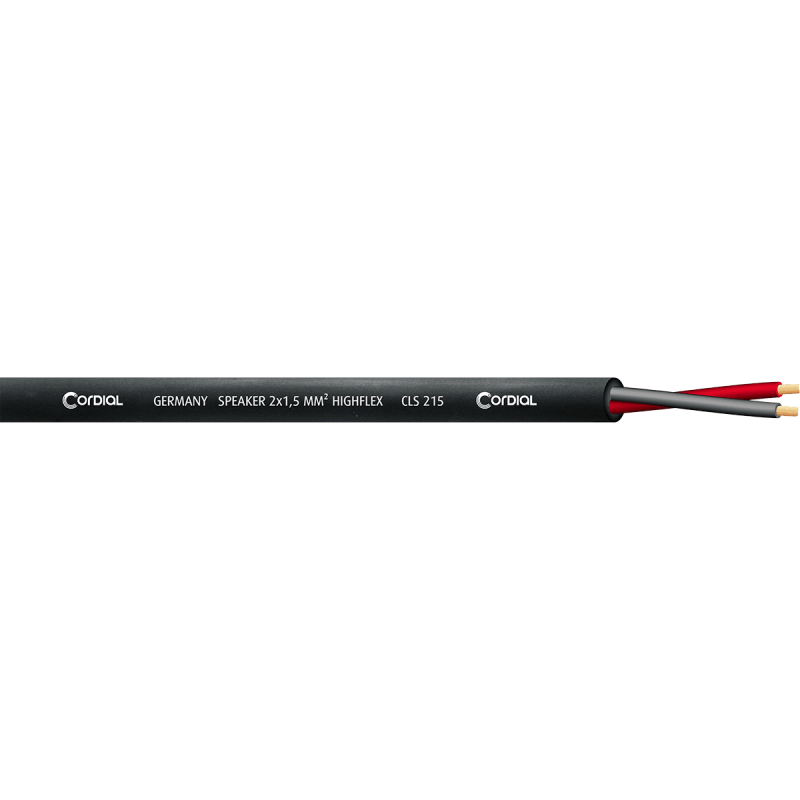 CORDIAL Câble HP 2 x 1,5 mm² 1 m