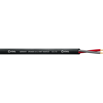 CORDIAL Câble HP 2 x 1,5 mm² 1 m