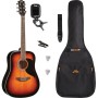 Pack Guitare Acoustique EKO RANGER 6 Brown Sunburst