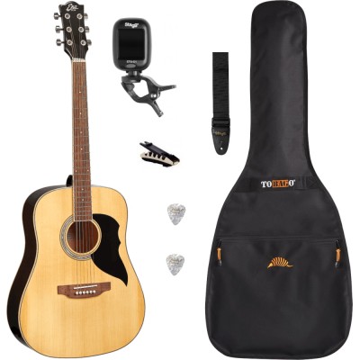 Pack Guitare Acoustique EKO RANGER 6 Natural
