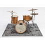 DRUM'N'BASE Tapis de Batterie Vintage Persian 1,85 m x 1,60 m Grey