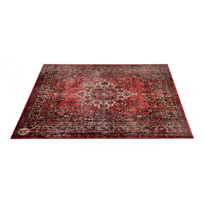 DRUM'N'BASE Tapis de Batterie Vintage Persian 1,85m x 1,60 m Original Red
