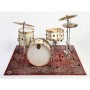 DRUM'N'BASE Tapis de Batterie Vintage Persian 1,85m x 1,60 m Original Red